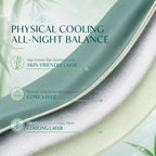 Eastsora Lightweight Cooling Comforter — Green, Queen (90 x 90 in) — image 3