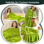 Eastsora Waffle Textured Heated Blanket — Tender Green, Single(50"x60") — image 6