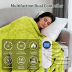 Eastsora Waffle Textured Heated Blanket — Tender Green, Queen(84"x90") — image 5