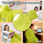Eastsora Waffle Textured Heated Blanket — Tender Green, Queen(84"x90") — image 8